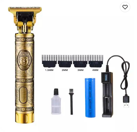 Maquina Barbera Buda Trimmer Profesional Recargable + PROMO 🎁+ ENVIO GRATIS